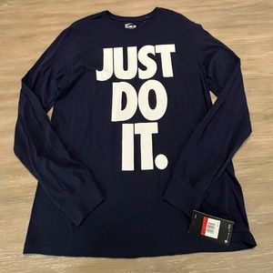 Nike Long Sleeve Navy Shirt